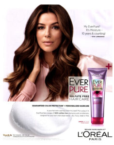 Eva Longoria for L'Oreal 2019